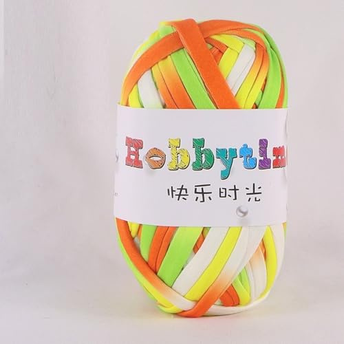 10pc Stoffgewinde Hakenbodenmatte Strickfäden Handgefertigt Dicke Wollfäden Aufbewahrungskorb Häkeldecke Decke Stoff Tape Stoff Seil DIY,11