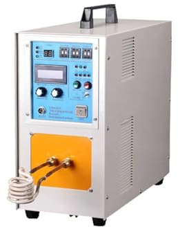 Riscaldatore a induzione ad alta frequenza da 15KW, forno di tempra Forno e Saldatore ferro Trattamento termico Forgiatura Funzionamento facile(15KW)