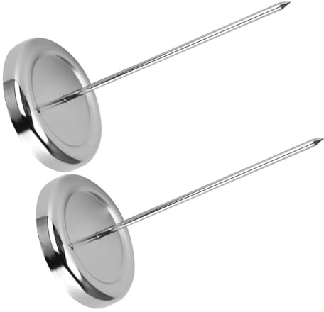Porte-reçus de bureau 2 pièces, porte-billets de contrôle en acier inoxydable, fourchette à billets, pointe de reçus pour bureau, Restaurant, cuisine
