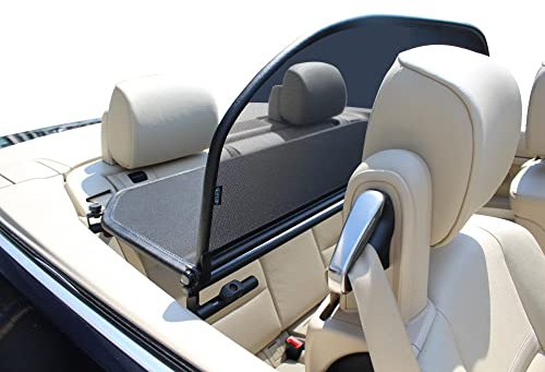 Aperta Windschott passend für BMW 3er Reihe (2007-2013) E93 100% Passgenau OEM Qualität Schwarz Windstop Windabweiser