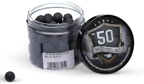 IDP Rubberballs Cal. 50 Stahl/Gummigemisch 100 Stück
