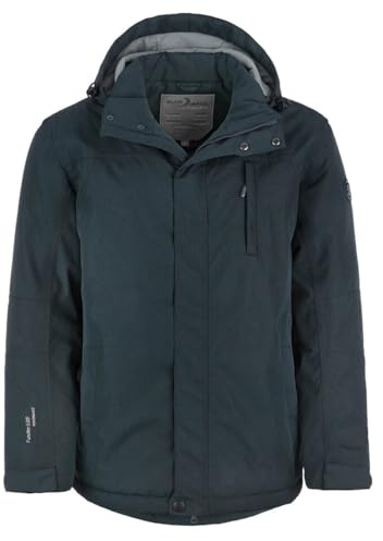 Blue Wave Herren Funktionjacke Chris - Jacke Outdoorjacke mit abnehmbarer Kapuze in Marine Größe 3XL