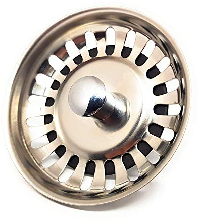 DigitalTech® - Colador Rejilla Universal para Fregadero de Acero Inoxidable. Tapón para desagüe.