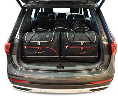 KJUST Dedizierte Kofferraumtaschen 5 stk kompatibel mit SEAT TARRACO 7 I (KN2) 2018+