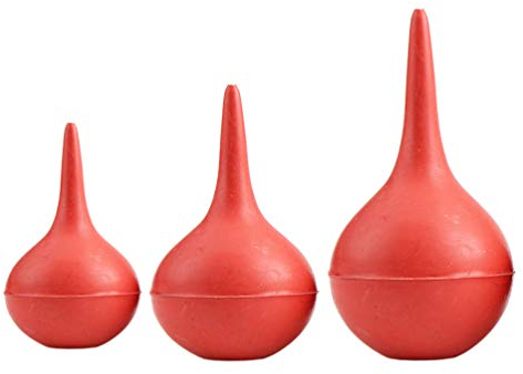 Supvox 3 Stücke Ohr Quetschbirne Ohr Reinigungsbirne Sucker Nasenreiniger Saugnapf Nasensauger für Rotz Schleim Saugnapf