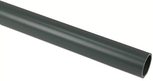 Mega 7021861 - Druckrohr 1,00 m glatt PVC-U grau - 10 bar - Ø 75 x 2,9 mm