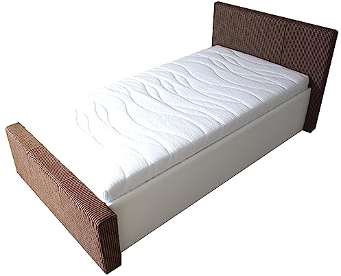 PAARA Polsterbett Las Vegas 90 GK mit Bettkasten, Lattenrost mit Gasdruckfedern, Matratze, alle Größen - Jedes Bett EIN Unikat - Made in Germany (180 x 190 cm)