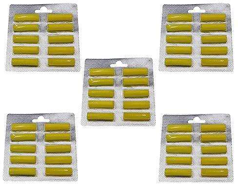 vhbw 50x barrita aromática para aspiradora por ej. Compatible con Miele y Muchas Otras Marcas - Sticks desodorantes, limón