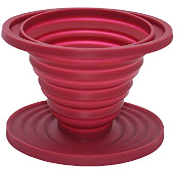 Kaffeefilter Faltbare Kaffeetropfer Kegel Silikon Kaffeemaschine für Reisen Camping Büro