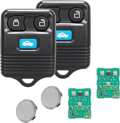 For Ford Transit Connect MK6 Van Remote Key Fob, 3 Buttons 433MHz Keyless Entry Remote Control Replacement, No Blade, Fits Ford Transit Connect MK6 Van