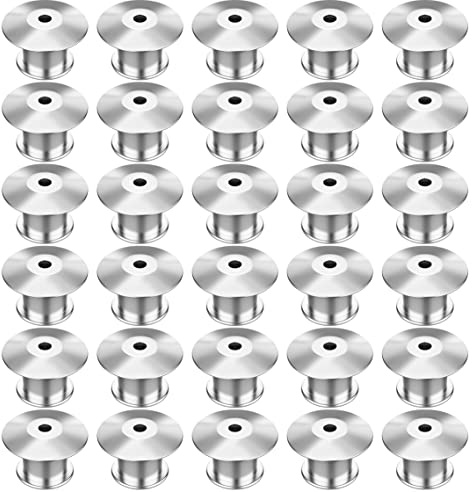 Verriegelungsstifte aus Metall, Broschen, Schlösser für Schmuck, Broschen, Abzeichen, Handwerk, DIY, 30 Stück, Nickel
