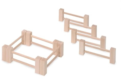 Bätz Holzspielwaren Zaunset aus Holz - Zubehör für Kinderbauernhof