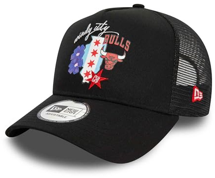 New Era - NBA Chicago Bulls Team Logo Trucker Snapback Cap