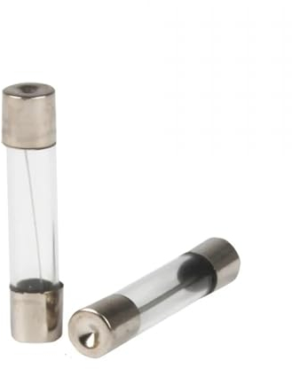 6 x 30 mm Glassicherung, Rohrsicherung, 6 x 30 mm, 250 V, 10 A, schnelle Sicherung, 6 x 30 Sicherung, 50 Stück