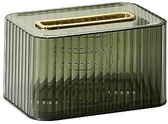 Kosmetiktücher Box Haushalt Tissue Box Transparent Desktop Tissue Box Pumpen Papier Lagerung Box Wohnzimmer Esszimmer Kaffee Tisch Dekoration für Esszimmer Badezimmer Schlafzimmer(3)