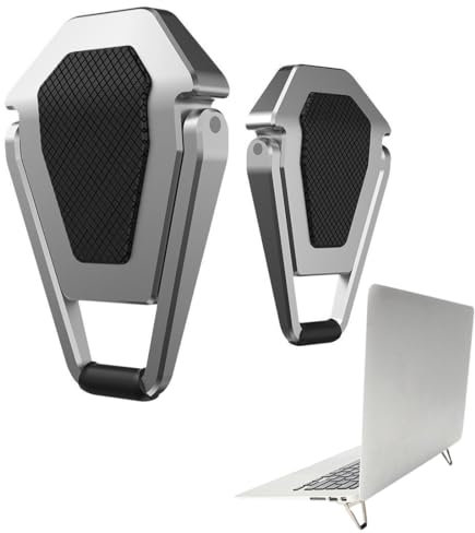 EYVRPAU mini supporto per laptop, supporto per tastiera di raffreddamento invisibile in alluminio, ergonomico, leggero, adatto per MacBook, tablet e laptop Lenovo