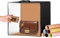 VEVOR Box Fotografico Studio Scatola Luminosa 31x31 cm, Kit Light Box 3000-5600K, Temperatura Colore Regolabile 120 LED 6 Fondali, Scatola Luminosa Fotografica da Studio, Tenda per Studio Fotografico