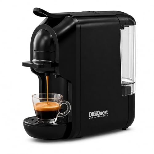 DIGIQUEST Macchina da caffè Multicompatibile COFFY | incluso un MODULO compatibile con LAVAZZA® BLUE® |1450 WATT | 0,6 Litri | 19 BAR | (COFFY_LAVAZZABLUE)