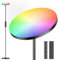 LED Lámpara de Pie Salon 36W RGB, Regulable Floor Lamp, Superbrillante, Color ajustable de temperatura 2700K a 6500K, Control remoto y táctil, la sala de estar