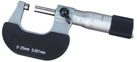 Bügelmessschraube, Hochpräziser digitaler Anzeigeelektronik-Mikrometer 0-25 mm 25-50 mm 50-75 mm 75-100 mm 0,001 mm Außenmikrometer, Hohe Präzision(50-75mm)