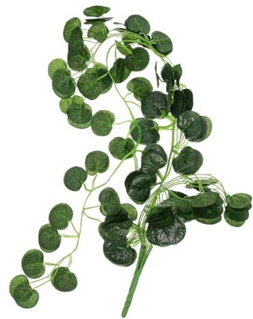 MAGICLULU Simulated Plant Hanging Basket Realistic Green Leaves Made of Material for Indoor Wall Decoration and Adding Touch of Nature to Your Living Space