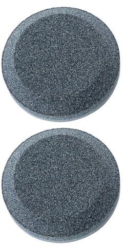 Piedra de afilar redonda de doble grano para machetes cortadores, herramienta portátil de cocina con construcción de piedra arenisca, afilador multiusos