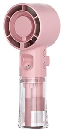 Ventilador de niebla portátil – Enfriador recargable por USB, potente spray de mano, dispositivo de aire de refrigeración, uso de viajes al aire libre, comodidad de camping, playa, gimnasio, oficina