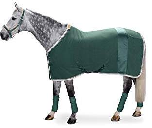Eskadron Abschwitzdecke Fleece Stripe CS FS19 Größe XXL, Farbe seapine Green