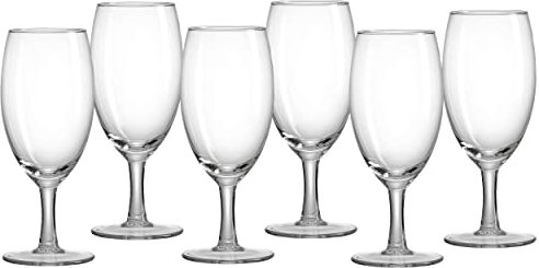 Ritzenhoff & Breker Vaso de Cerveza Vio Juego de 6, Tulipanes de Cerveza, Vidrio, Transparente, 380 ml, 812190