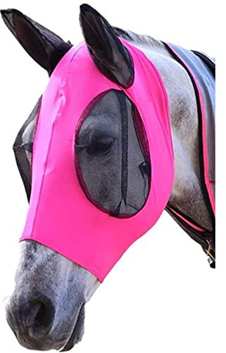 ACCROL Maschera Contro La Mosca Cavallina Con Orecchie, Maschera Contro La Mosca Cavallina, Maschera Contro La Mosca Cavallina Protezione UV, Maschera Contro La Mosca Cavallina Grip Soft Mesh Maschera
