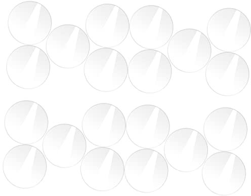 Anneome Acrylscheiben 20 Stück Runde Acrylkreisrohlinge Für Künstlerische Kreationen