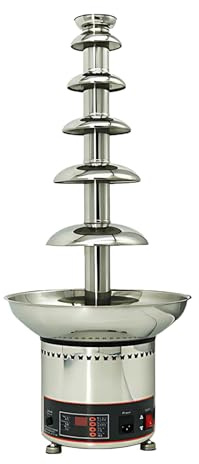SHEUAO Large Capacity Chocolate Fountain Machine,4/5/6/7 Tiers Commercial Chocolate Fondue Waterfall With Temperature Control,For Party Restaurant Wedding Buffet Equipment 6layers