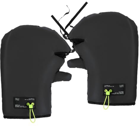 Guantes De Motocicleta Para Hombre,Protección Impermeable Y Antidesgarro Del Manillar - Guantes Para Conducir Motocicleta - Para Trabajo, Clima Frío, Correr, Montar En Moto, Ciclismo, Esquí E Invierno