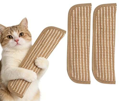 Katzenminze Spielzeug - 2 Stück Katzenminze Kissen,Katzenspielzeug Set,Großes Jute Kratzbrett Für Katzen,Katzenminze Kissen Für Hauskatzen Und Kätzchen,8x27 cm,Ideal Für Spielen Und Kratzverhalten