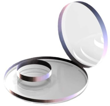 Neutral Density Optical Filter Sheet -12.5mm/25mm Diameter,50x50mm Size,Optical Density 0.1-1.0, H-K9L Float Glass,1 PCS(Round D12.5mm Density0.4)