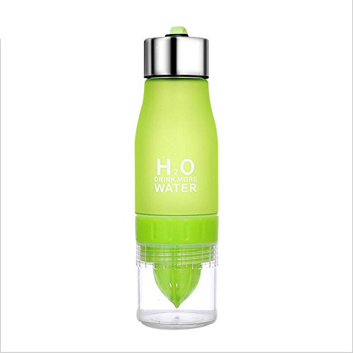 TOPIND Lemon Water Bottle Gym Cups Fruit Infuser Squeezer Infusing Health Cup 650ml H2O Outdoor Sport Water Bottle Lemon Juice Drink Cup Sport Health Juice Maker Multiple Colors