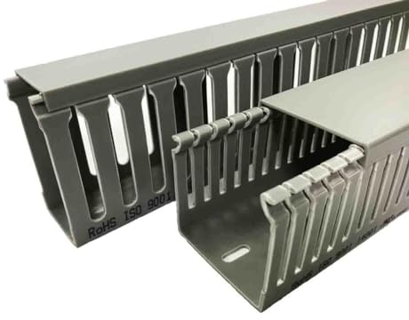 RS PRO Grau, 45mm x 45 mm Polyvinylchlorid, Länge 2 m, Seitenwand Offen, Packung a 8 Stück