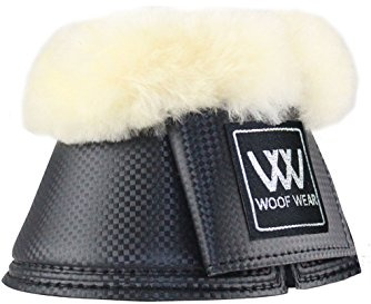 Woof Wear Faux Sheep Pro Over Reach Boots Medium Black