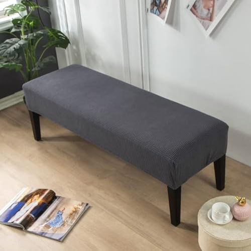 ZZDZW Bezug Für Sitzbank Schonbezug Holzbank Bezug Sitzbank Bank Stretch Bezug Sitzbank Gepolstert Polsterbank Husse Hocker Schuhbank Protector für Eingangsbereich Esszimmer
