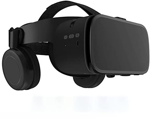 Gafas Realidad Virtual Pantalla Completa Gafas 3D VR con Control Remoto, Gafas Estéreo Originales 3D VR para iPhone 14 13 12 11 Pro Mini X R S MAX Samsung Galaxy Juego Realidad Virtual para Teléfonos