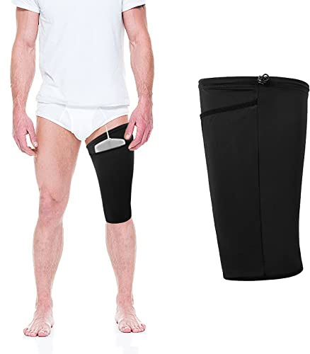 Katheter Beinbeutel Halter,Katheter-Ärmel,Katheterbeutelbezug, starke und langlebige Fasern mit Außennaht,waschbar Betthalterung für eier, katheter für eier, Katheter-Taschenhalter (S)