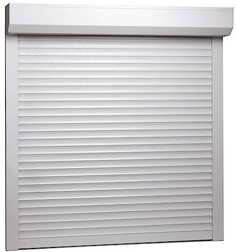 SKM Tapparella Avvolgibile in Alluminio 100x100 cm Bianca (6,82KG)