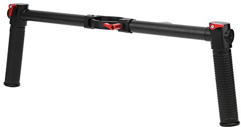 Crane 2S Dual-Handgriffstabilisator, Handgriff aus Aluminiumlegierung mit Licht-/Monitorverlängerungsständer für Verbesserte Stabilität und Funktionalität