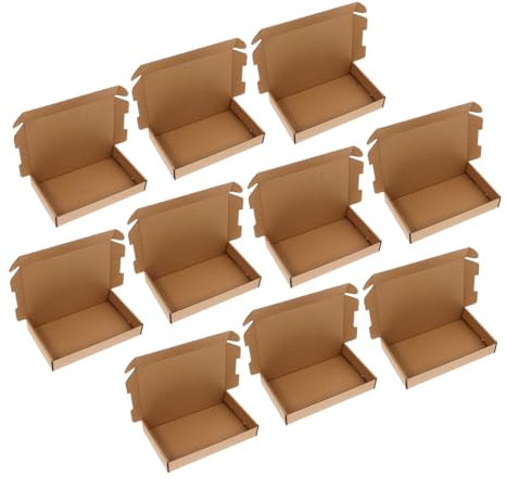 BUGUUYO 10stücke Versandbox Aus Robustem Papier Dreilagig Quadratisch Für Optimalen Schutz Und Lagerung Geeignet Für Versand Und E-commerce