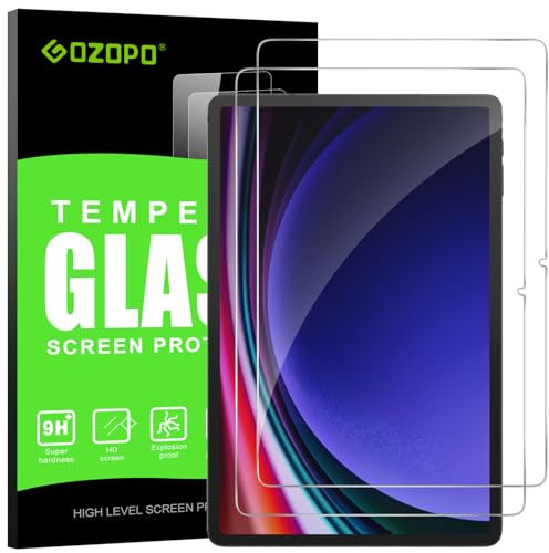 GOZOPO Protector de Pantalla para Samsung Galaxy Tab S10 Lite/Tab S10 FE 10,9 pulgadas, Película de Vidrio Templado Dureza 9H