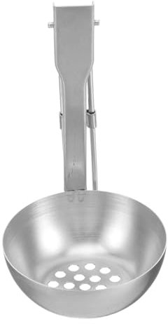 SUPVOX Portable Slotted Folding Spoon Camping Spatula Cooking Utensils Family Restaurant Tool
