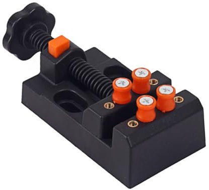 SEWOART Adjustable Clamp Mini Table Vise Fixed Fixture for Woodworking Vice Quick Opening Jaw Bench Clamp for Drilling Table Vice