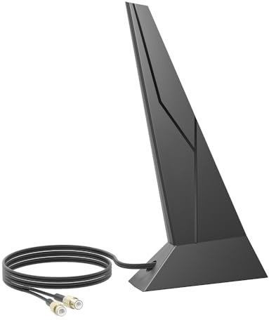 Antena WiFi 7 con base magnética con nueva interfaz para MSI X870 Series Wi-Fi 7 Motherboard PC Desktop Computer Antenas Negro