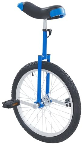 MEELRYD Einrad 18 Zoll, Gleichgewichtstrainingeinrad, Höhenverstellbar, mit Griff und Ergonomischer Sattel, für Kinder, Erwachsene und Fachkräfte Outdoor Sportarten, Unisex