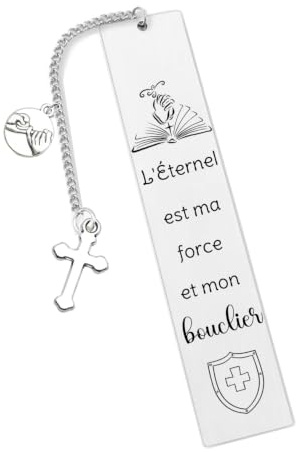 Marque-Page Chrétien,Signet Inspirant,Cadeau pour Communion et Confirmation,Cadeaux de baptême,Cadeau d'Anniversaire et Calendrier de l'Avent,Marque pages religieux pour femme et homme (2)
